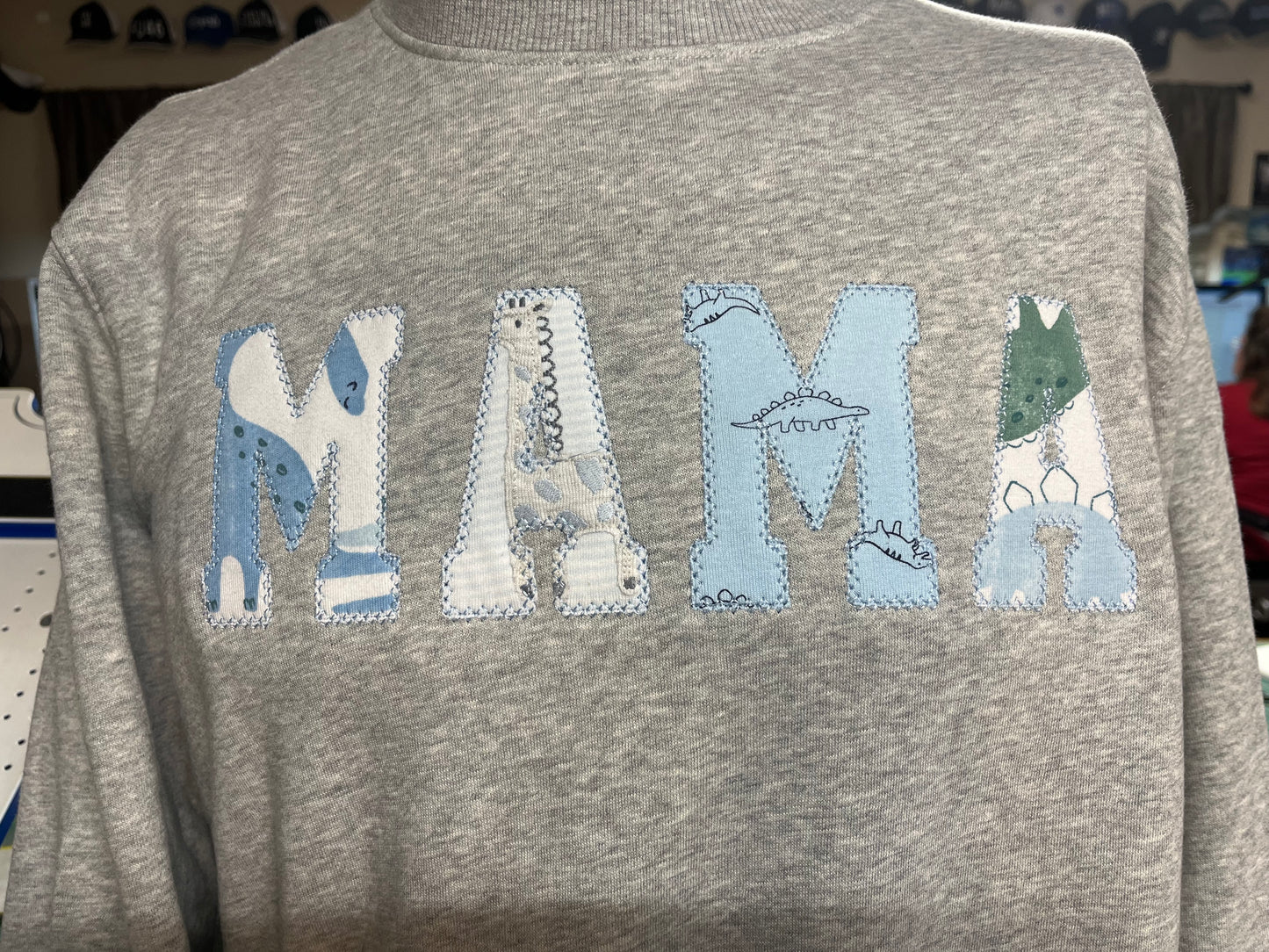 ZigZag MAMA Appliqué Made With Your Childs Onsie