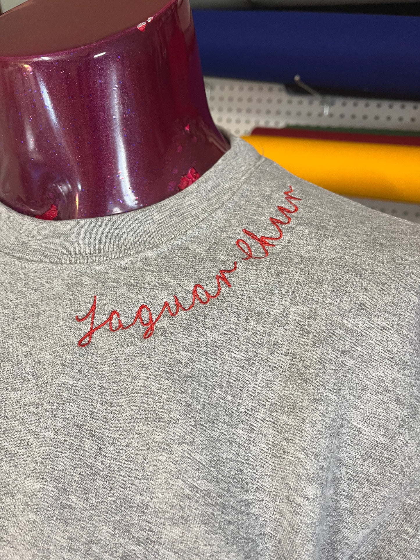 Jaguar Cheer Curve Neckline