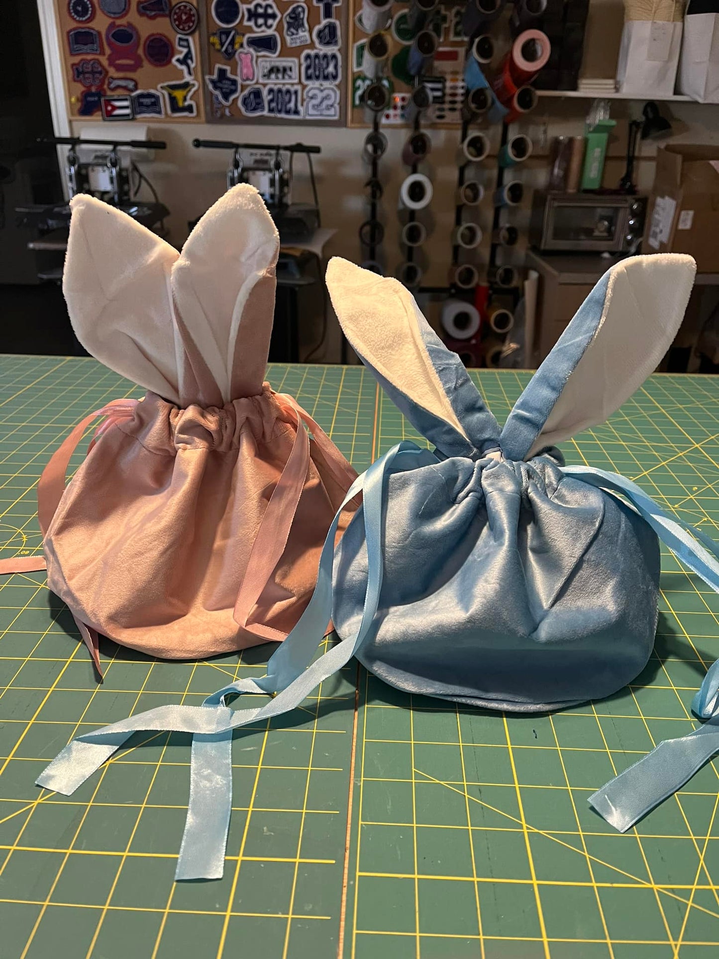 Velvet Bunny Bags
