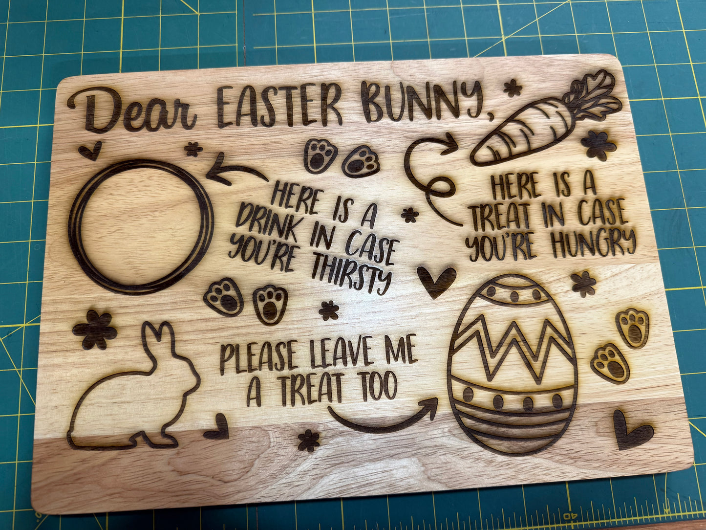 Easter Bunny Cutting Board