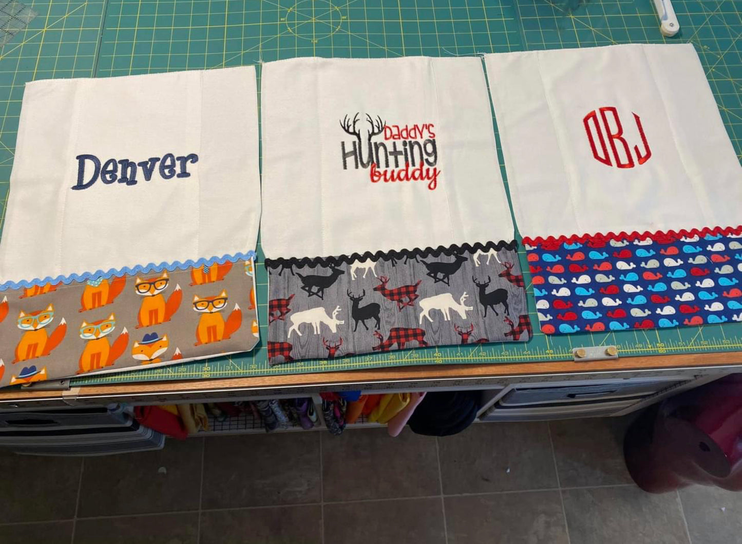 Custom Burp Cloths