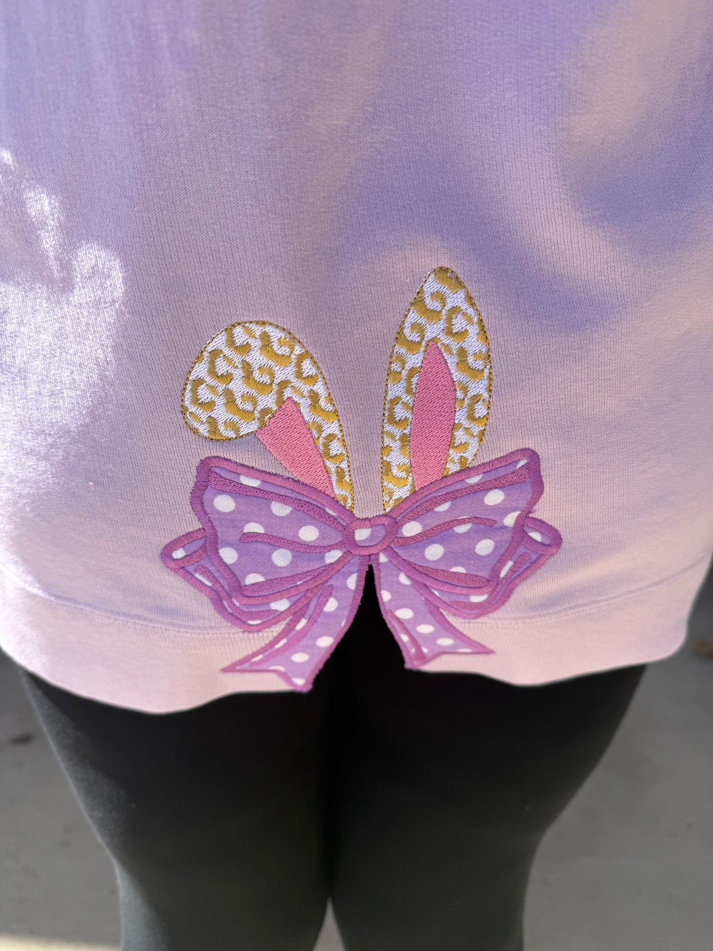 Easter Bunny With Back Bow