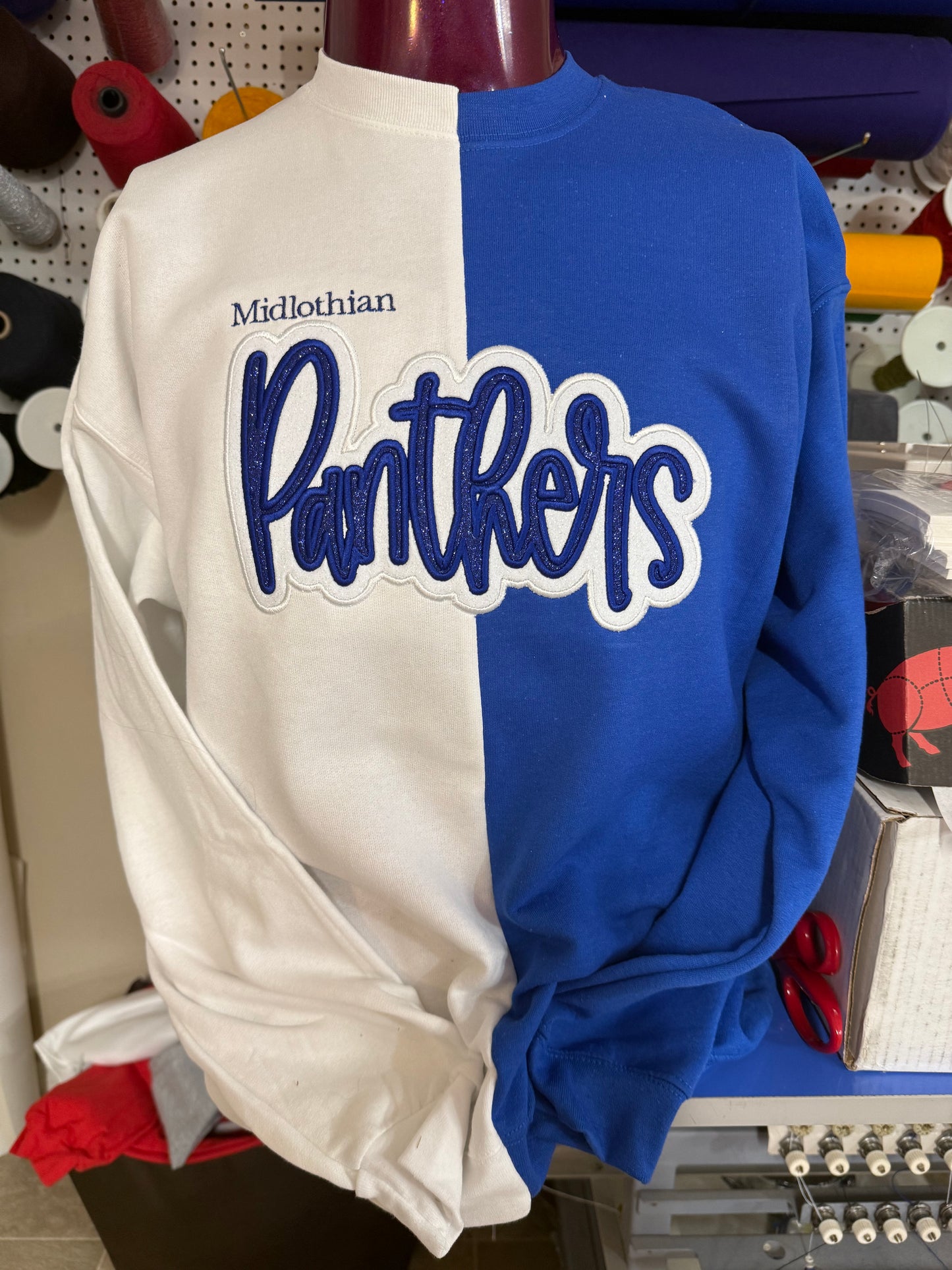 Split Spirt Crewneck