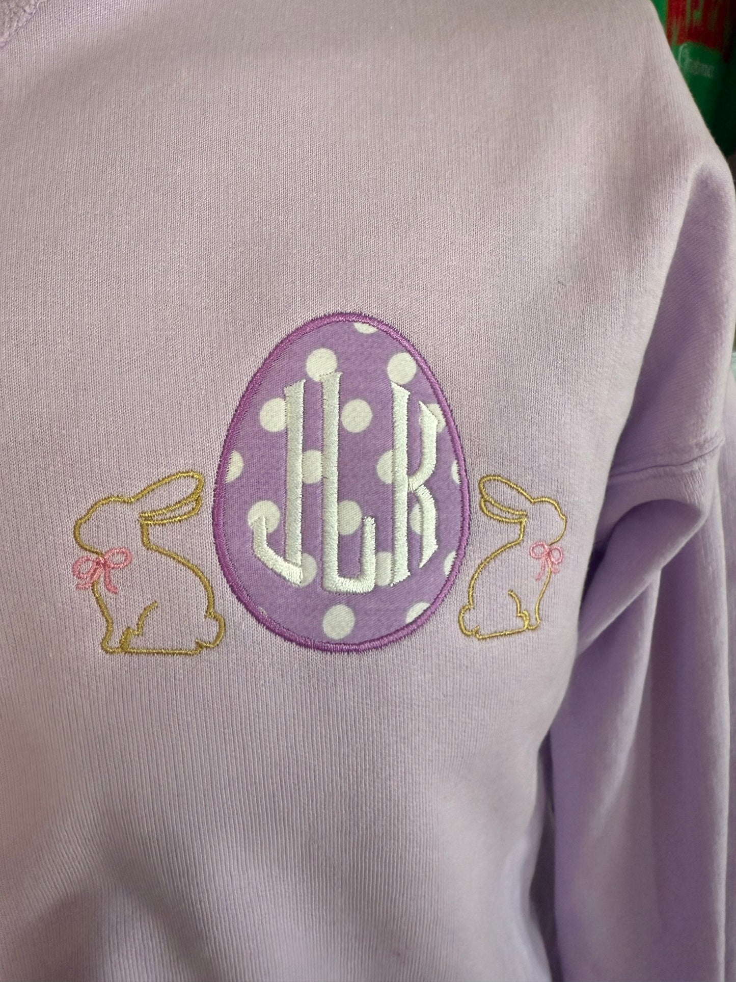 Easter Bunny With Back Bow
