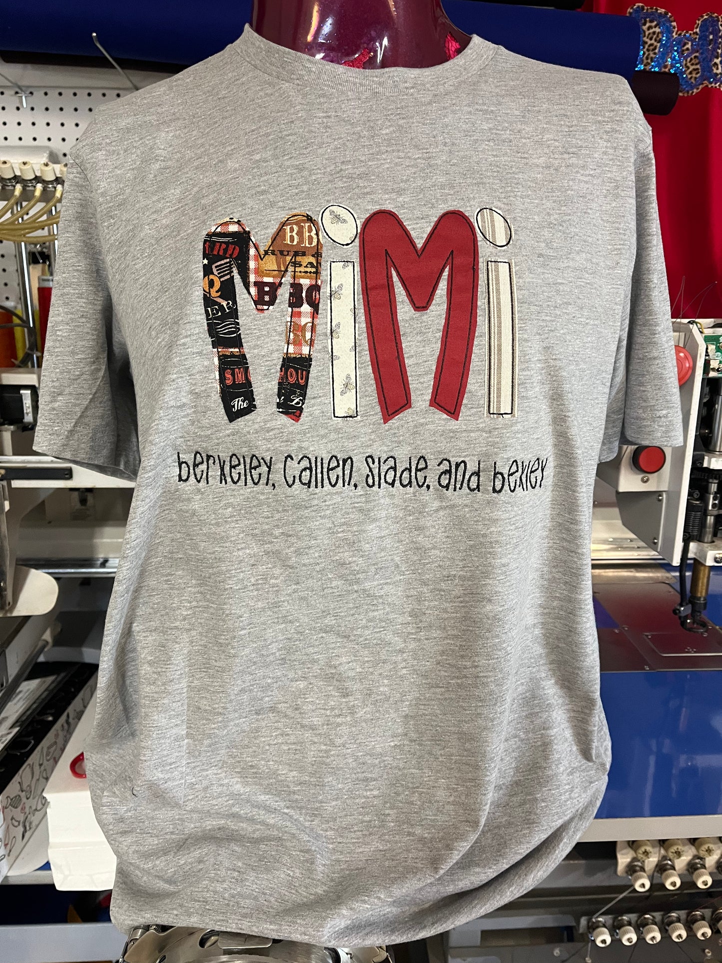 Short Cakes Name Appliqué
