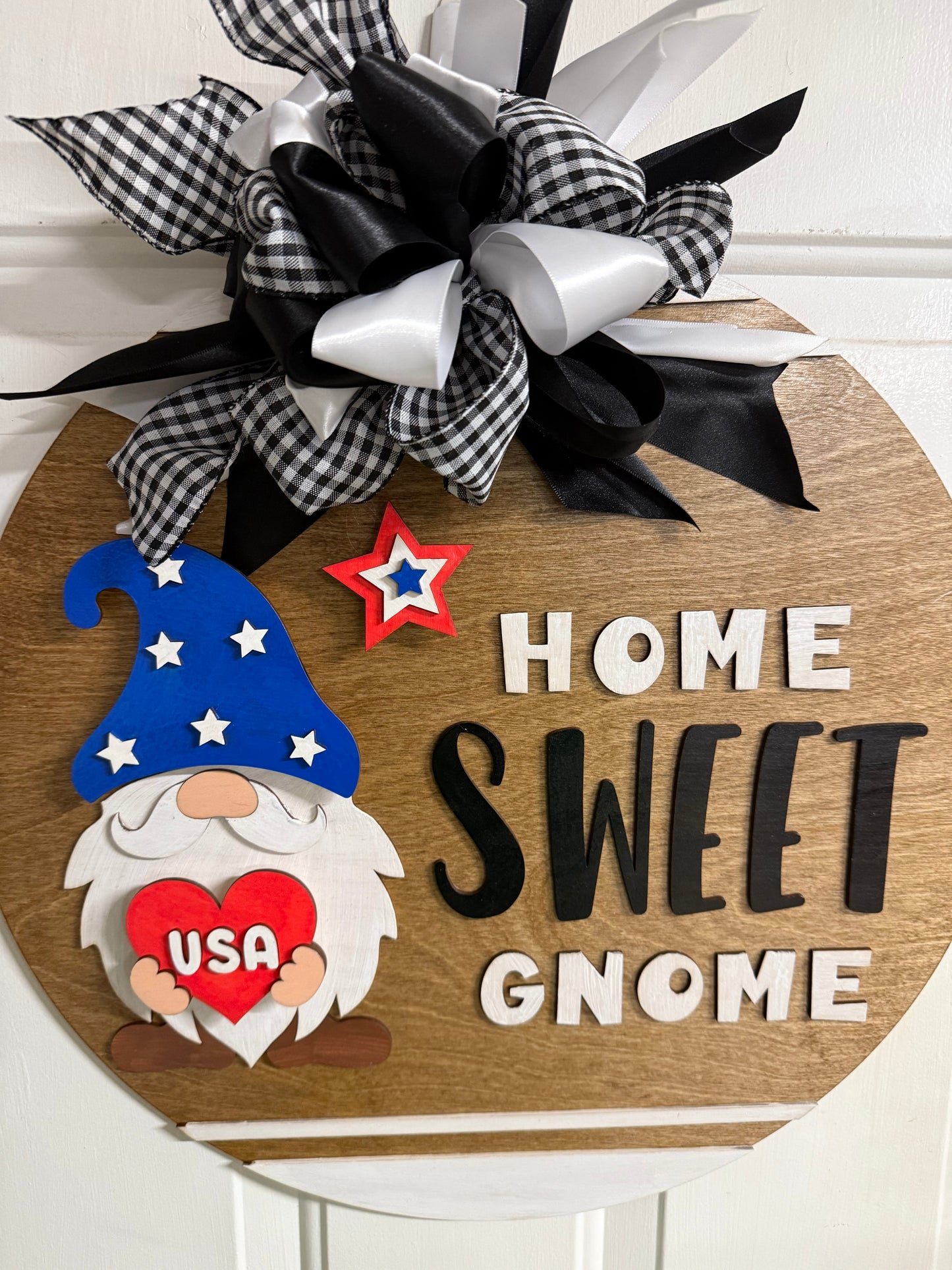 Gnome Interchangeable Round Sign