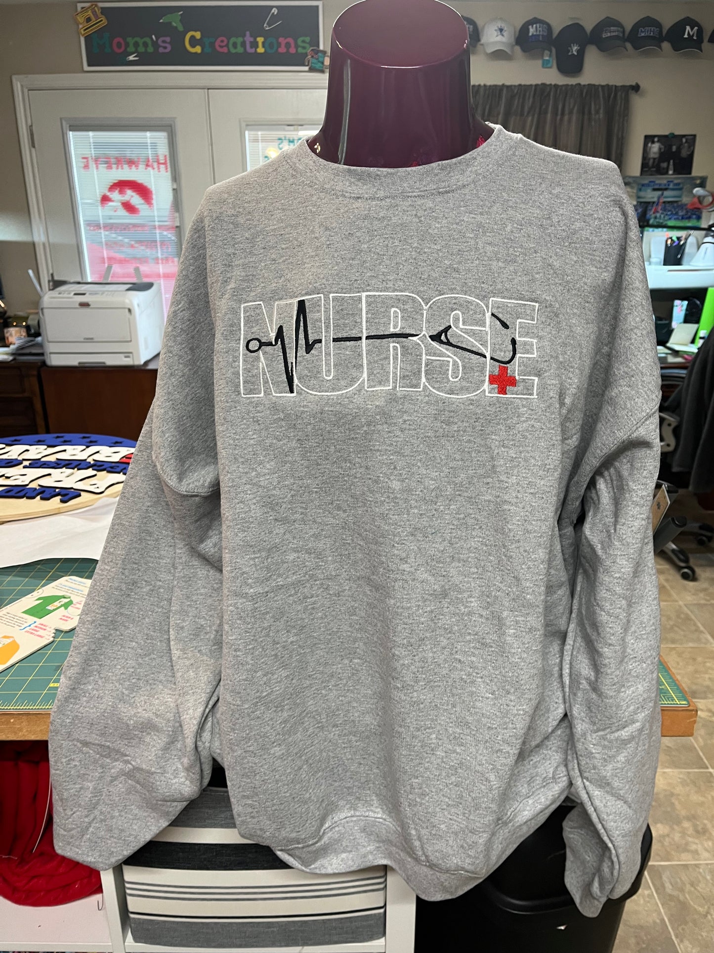 Applique Sport Crewneck