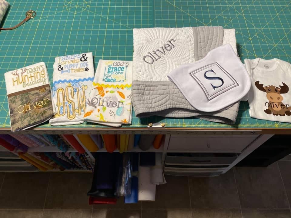 Custom Burp Cloths