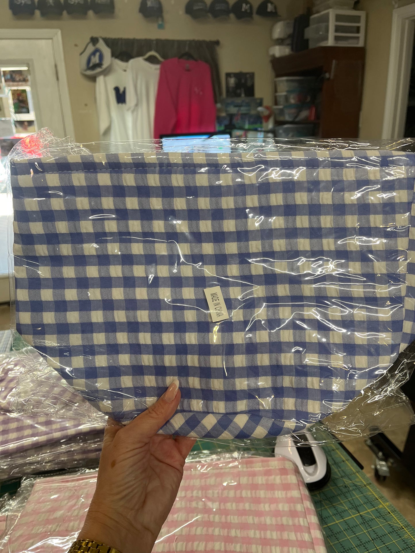 Gingham Easter Baskets