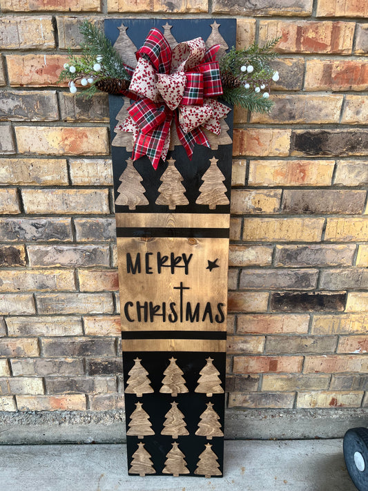 Rustic Christmas Porch Sign