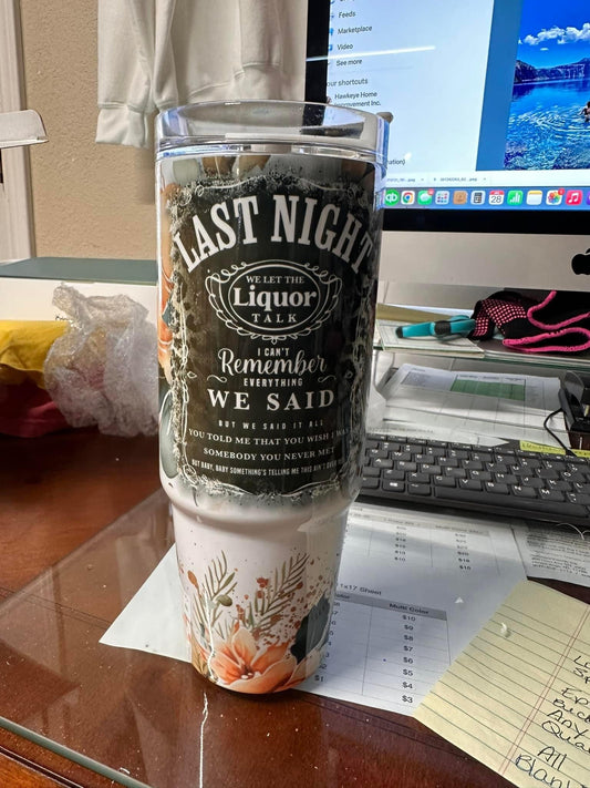 We Let The Liquor Talk 35oz