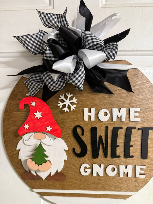 Gnome Interchangeable Round Sign