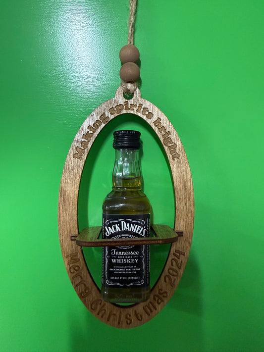 Mini Alcohol Bottle Ornaments
