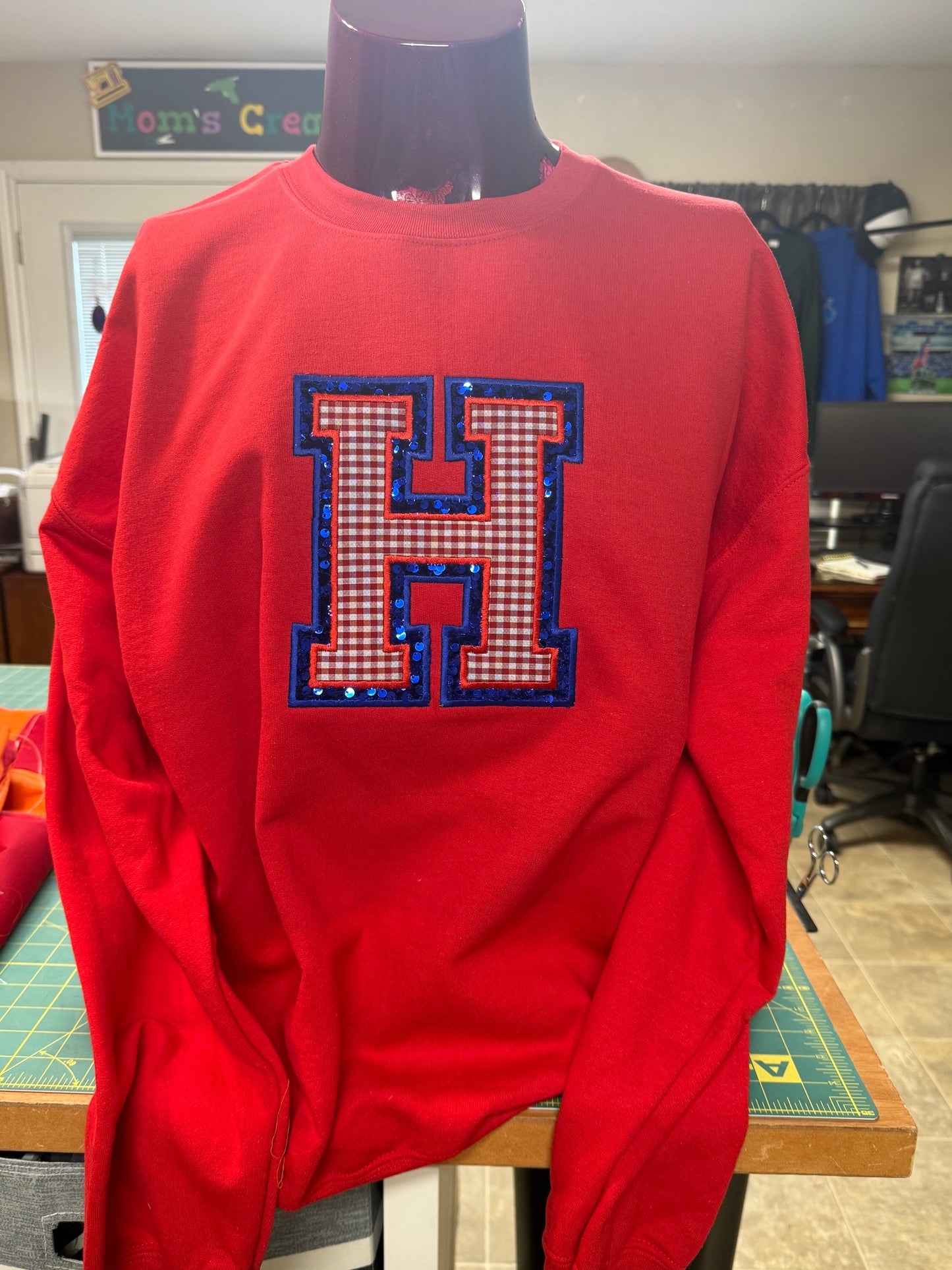 Varsity Letter in Sequins