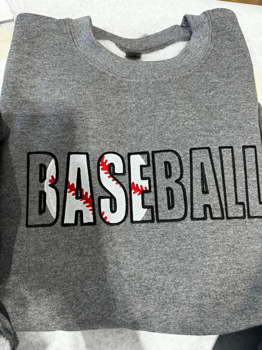 Applique Sport Crewneck
