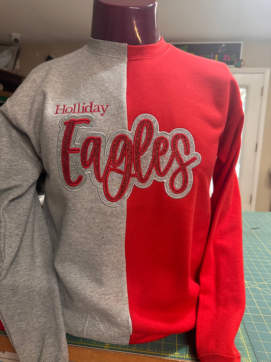 Split Spirt Crewneck