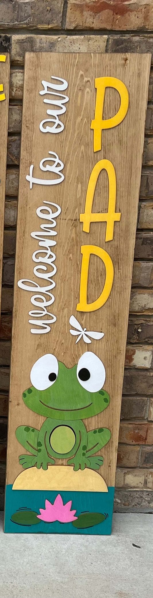 Welcome To Our Pad Sign