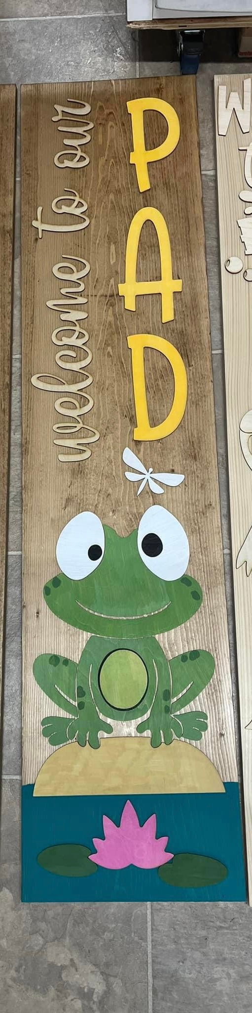 Welcome To Our Pad Sign