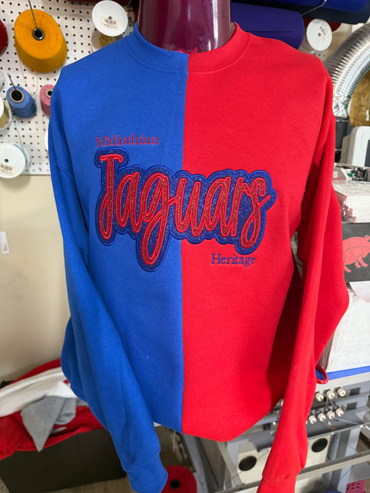 Split Spirt Crewneck