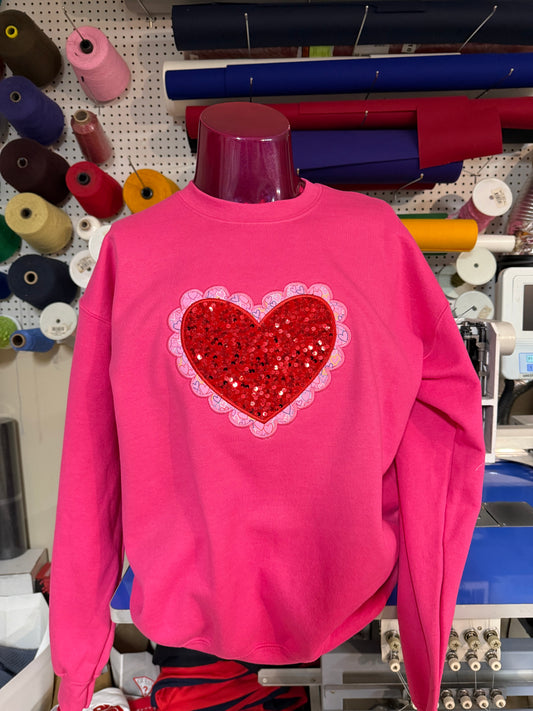 Scallop Appliqué Heart