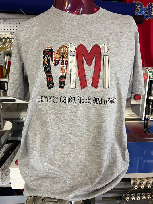 Short Cakes Name Appliqué