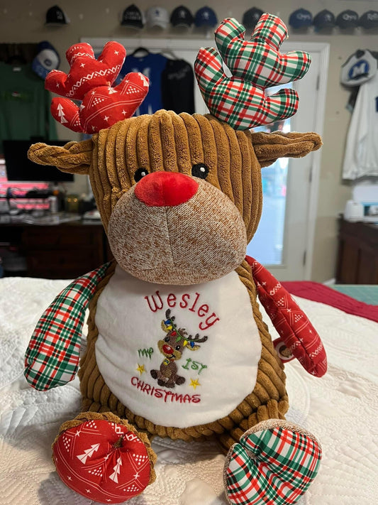 Reindeer Embroidery Buddy