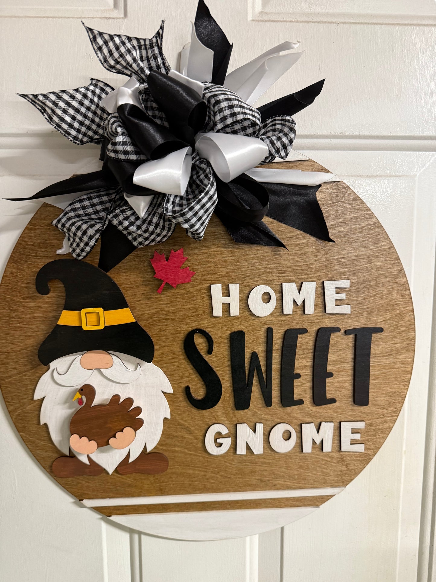 Gnome Interchangeable Round Sign