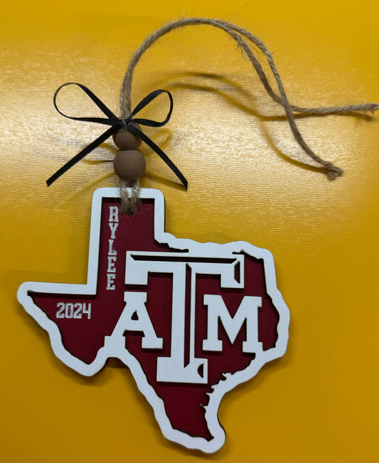 Texas A&M Christmas Ornament