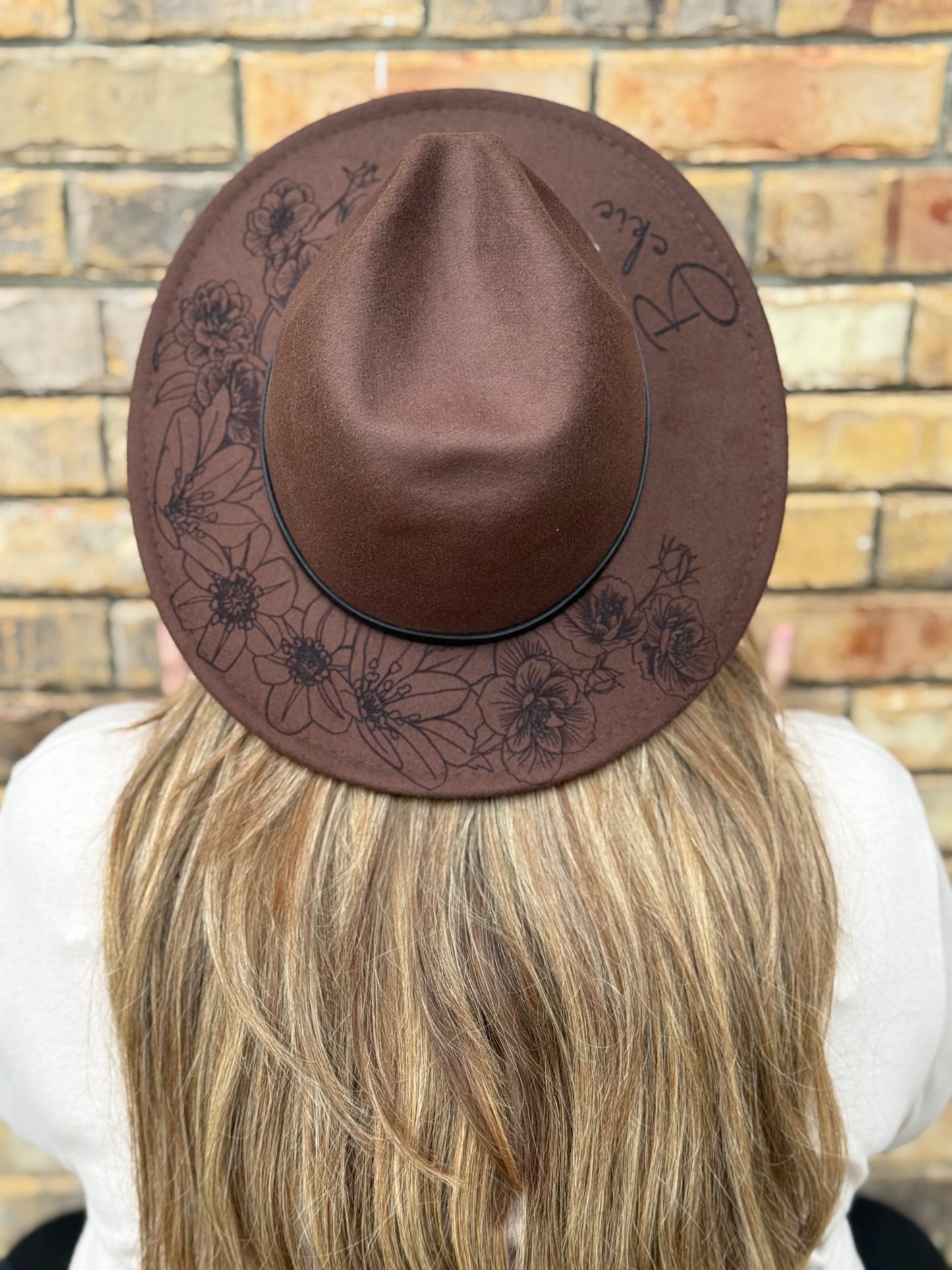 Custom Engraved Felt Hats