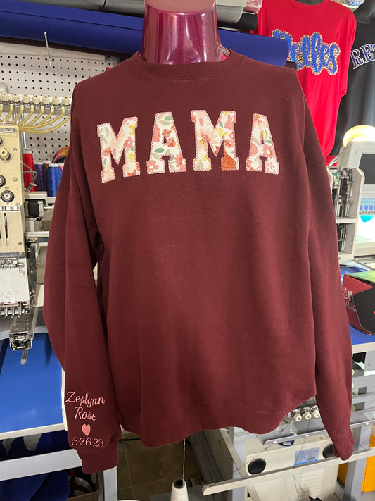 ZigZag MAMA Appliqué Made With Your Childs Onsie