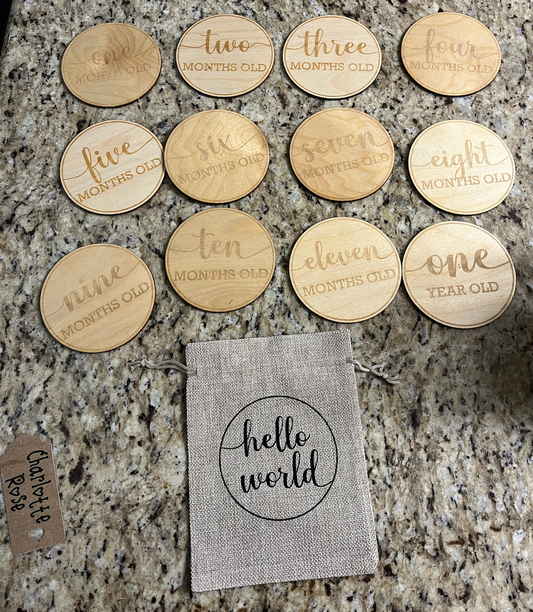 Baby Month Markers