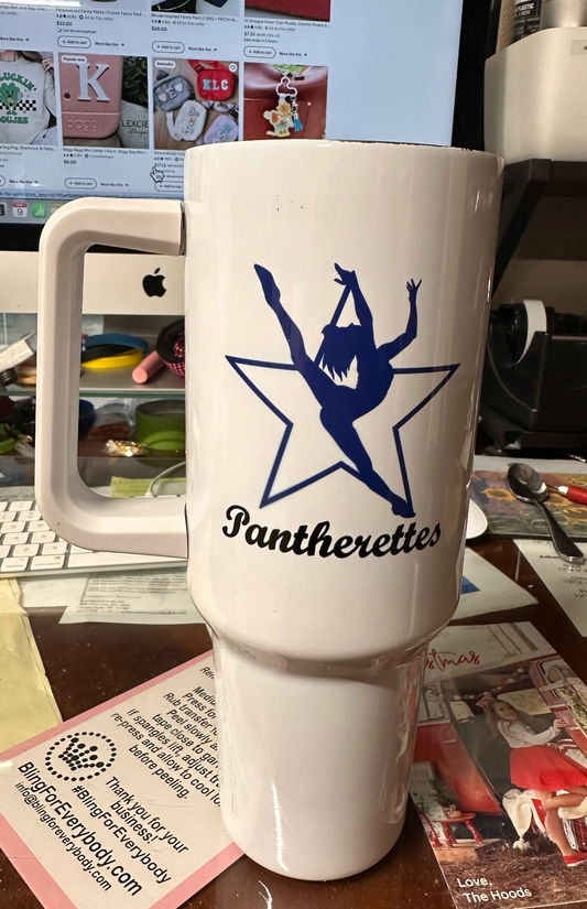 Pantherette/Royal Tumbler 40oz