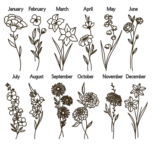 Birthmonth Flower Box