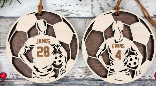 Soccer  Christmas Ornament