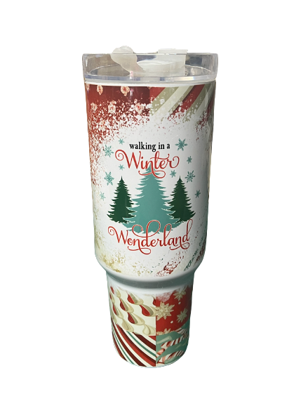 Walking In A Winter Wonderland Tumbler 40oz
