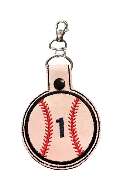 Baseball Keychain