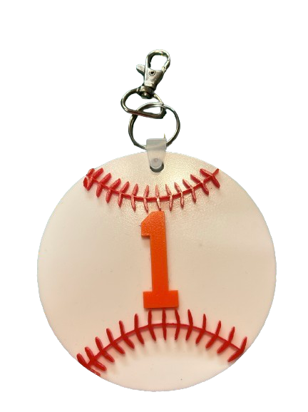 Baseball Acrylic Keychain