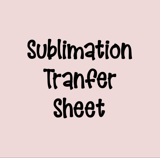 Sublimation Transfer sheet