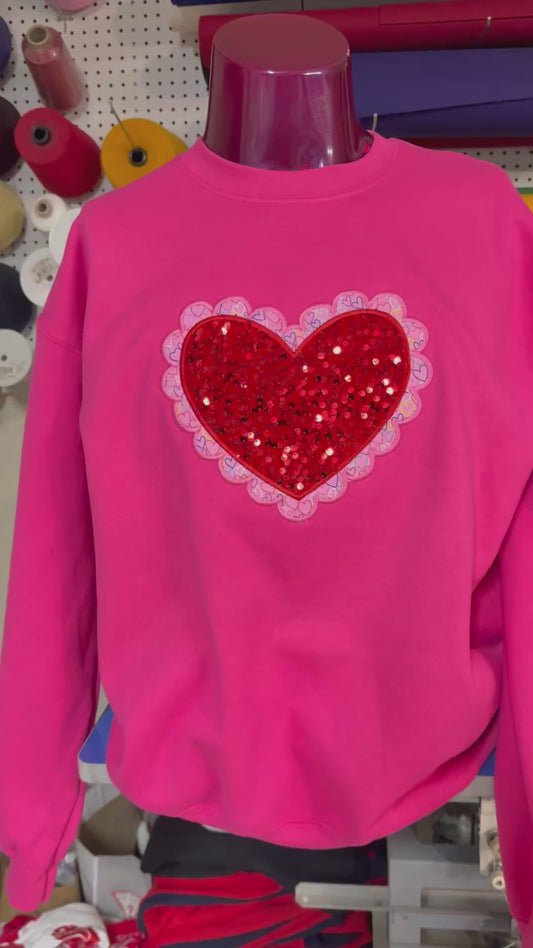 Scallop Appliqué Heart